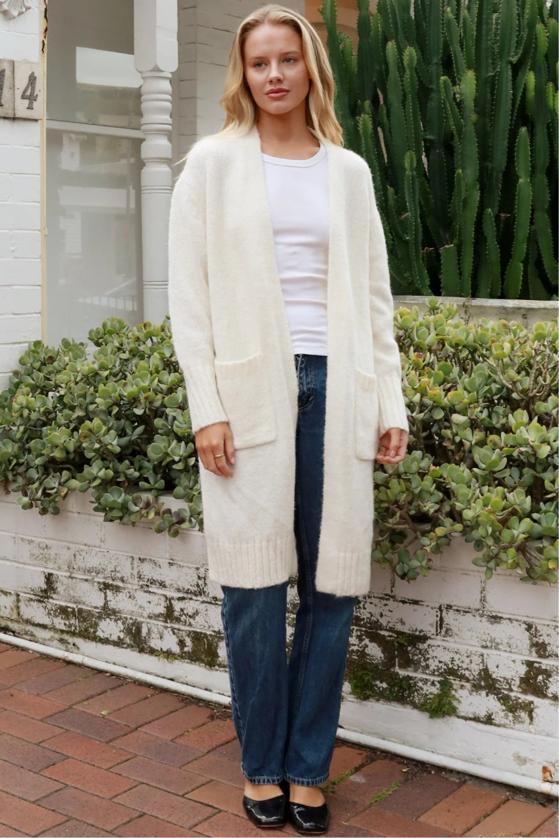  AVAMIA | HAZEL KNIT CARDIGAN CREAM | Bohemian Love Runway