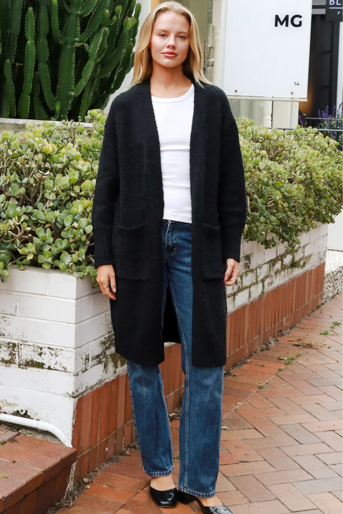  AVAMIA | HAZEL KNIT CARDIGAN BLACK | Bohemian Love Runway