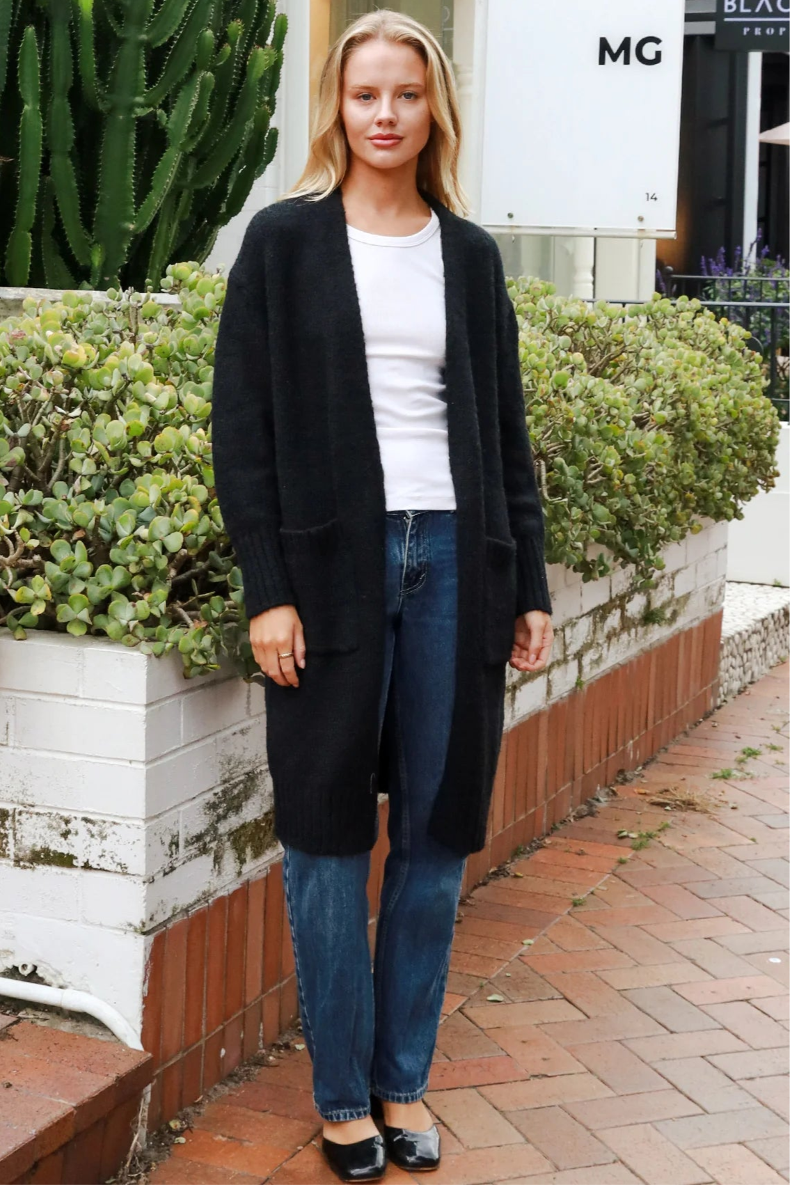  AVAMIA | HAZEL KNIT CARDIGAN BLACK | Bohemian Love Runway