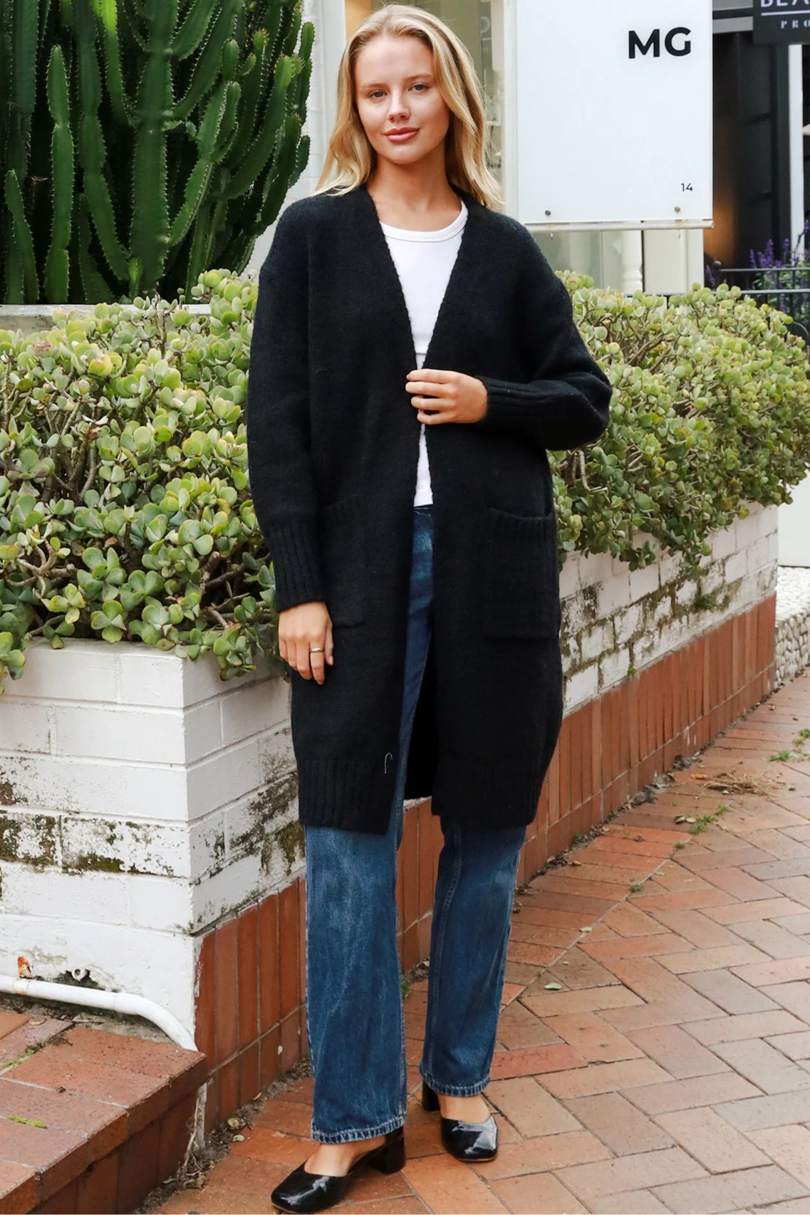  AVAMIA | HAZEL KNIT CARDIGAN BLACK | Bohemian Love Runway