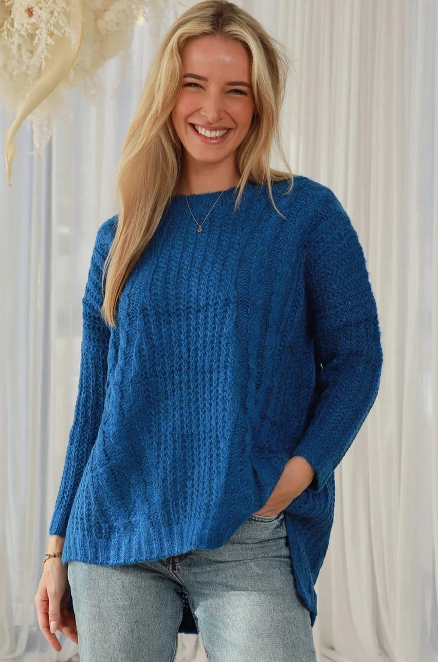 LUCY SWEATER BLUE