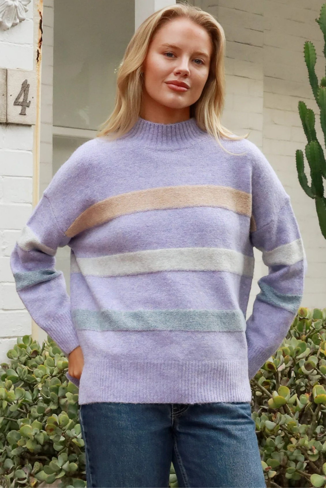  AVAMIA | BELLA KNIT LILAC | Bohemian Love Runway