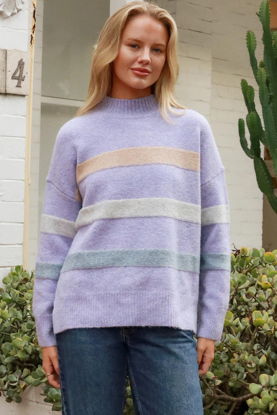  AVAMIA | BELLA KNIT LILAC | Bohemian Love Runway