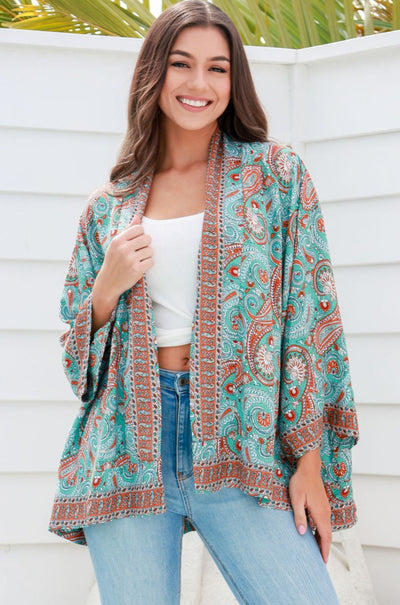 SANCTUM THE LABEL | JADE IDOL KIMONO | Bohemian Love Runway