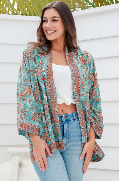 SANCTUM THE LABEL | JADE IDOL KIMONO | Bohemian Love Runway