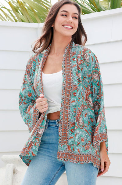 SANCTUM THE LABEL | JADE IDOL KIMONO | Bohemian Love Runway