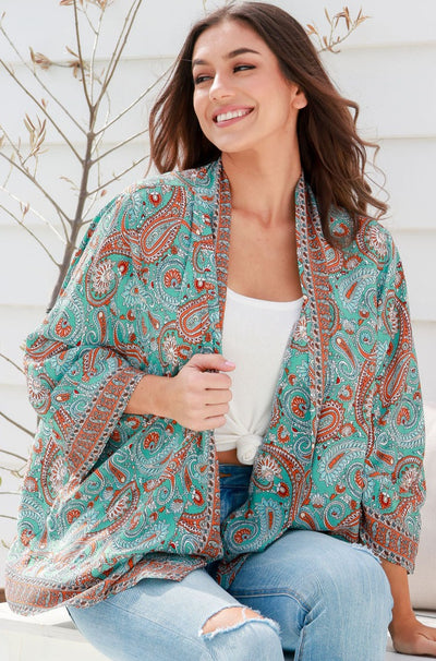 SANCTUM THE LABEL | JADE IDOL KIMONO | Bohemian Love Runway