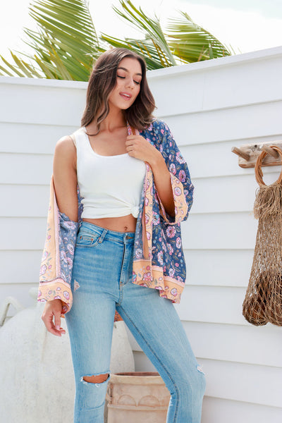 SANCTUM THE LABEL | GOLDEN SHRINE KIMONO | Bohemian Love Runway