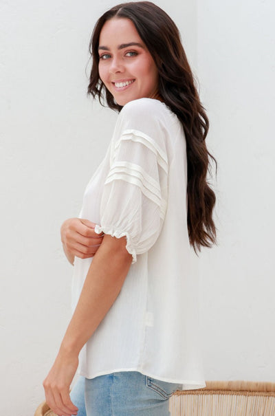 SANCTUM THE LABEL | WHITE LOTUS BLOUSE | Bohemian Love Runway