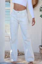  COUNTRY DENIM | HUDSON CARGO JEANS WHITE | Bohemian Love Runway