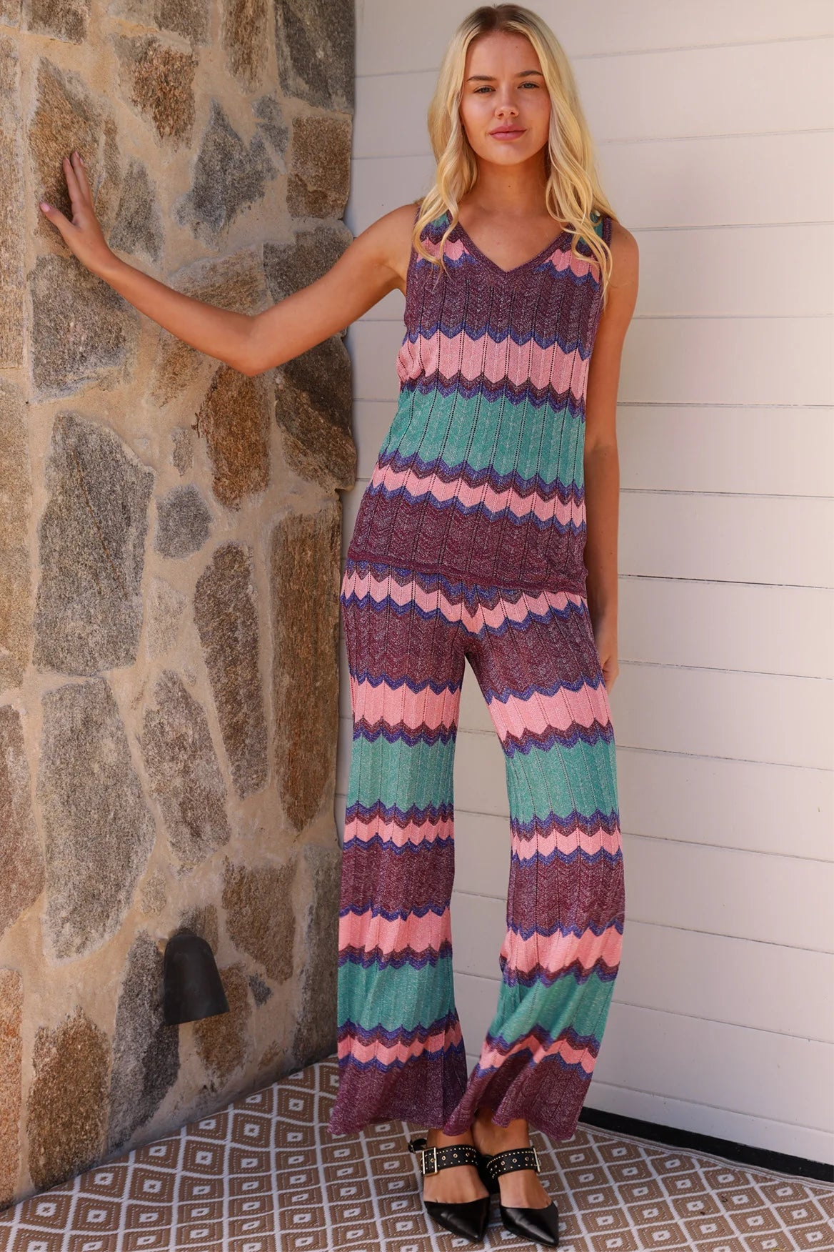  CHARLOTTE THE LABEL | MISHKRA KNIT LOUNGE SET | Bohemian Love Runway