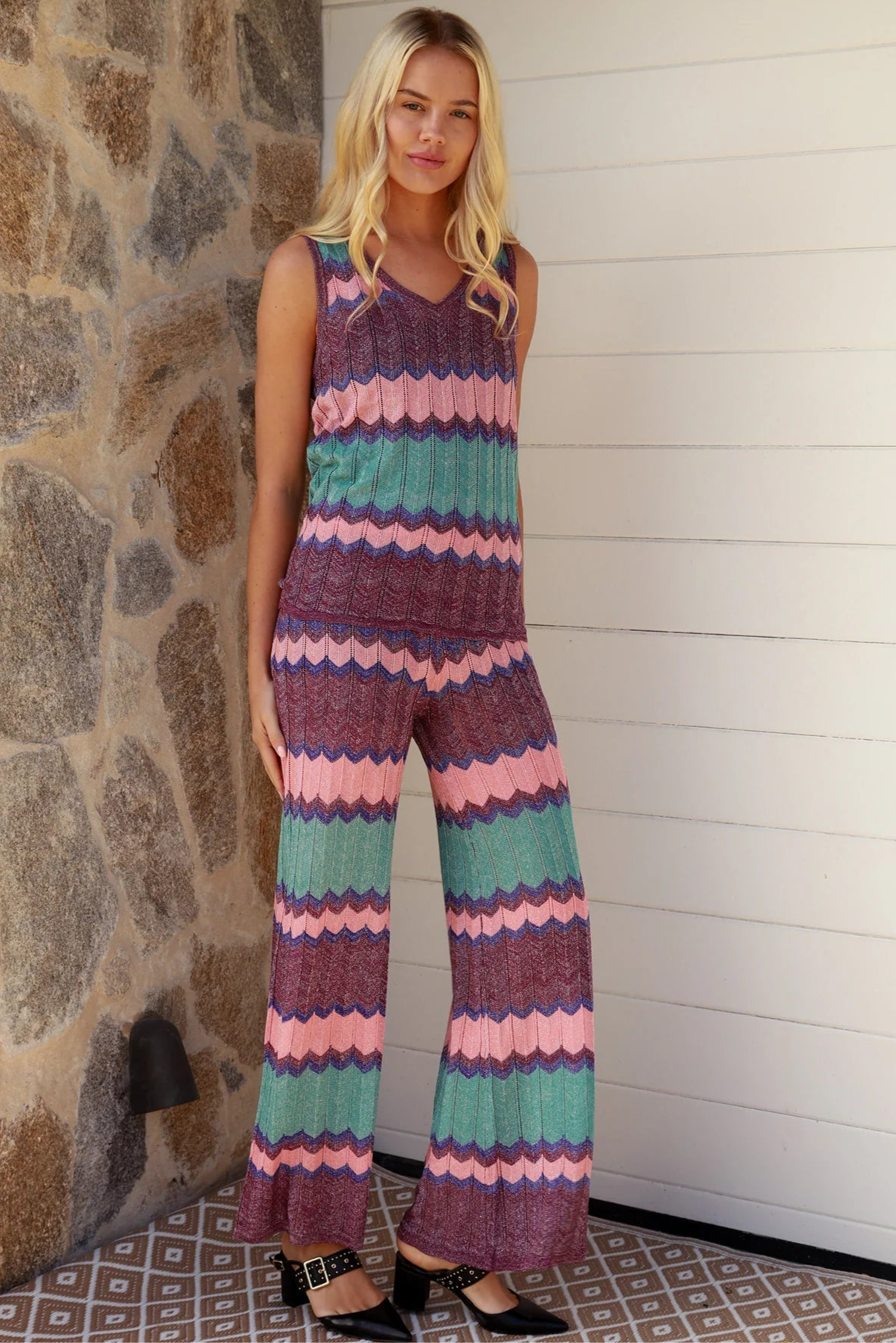  CHARLOTTE THE LABEL | MISHKRA KNIT LOUNGE SET | Bohemian Love Runway