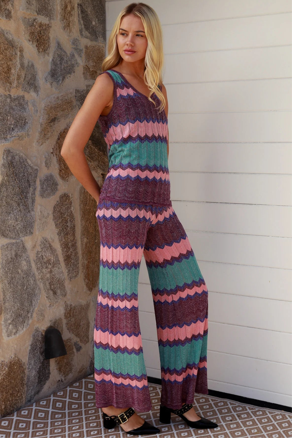  CHARLOTTE THE LABEL | MISHKRA KNIT LOUNGE SET | Bohemian Love Runway