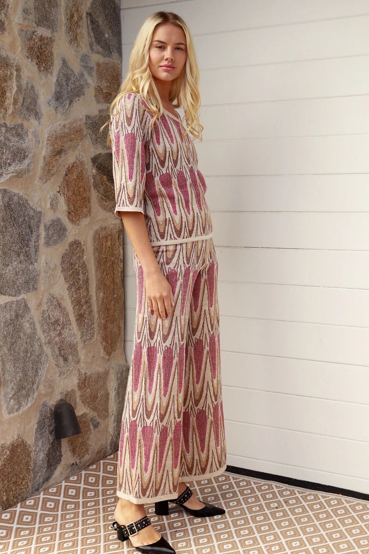  CHARLOTTE THE LABEL | GABBI KNIT LOUNGE SET | Bohemian Love Runway