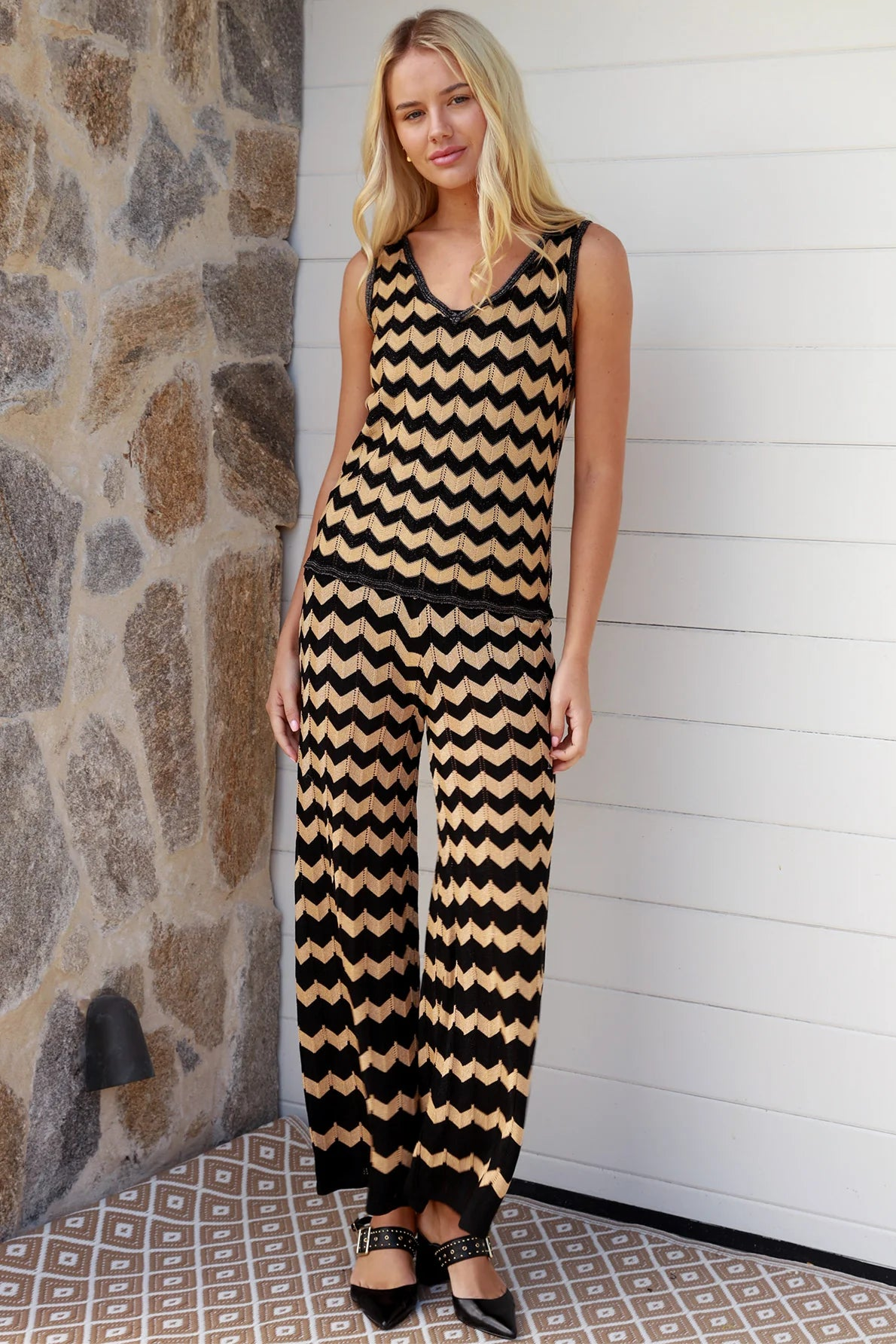  CHARLOTTE THE LABEL | ZIGGY KNIT LOUNGE SET | Bohemian Love Runway