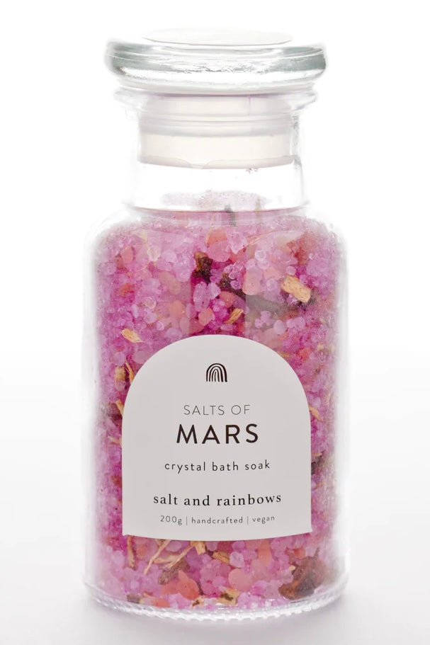  SALT AND RAINBOWS | SALTS OF MARS CRYSTAL BATH SOAK | Bohemian Love Runway