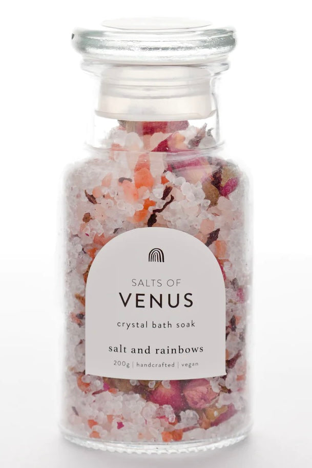  SALT AND RAINBOWS | SALTS OF VENUS CRYSTAL BATH SOAK | Bohemian Love Runway