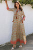Model wearing 100% cotton Lauren Boho Floral Maxi Dress from Bohemian Love Runway 