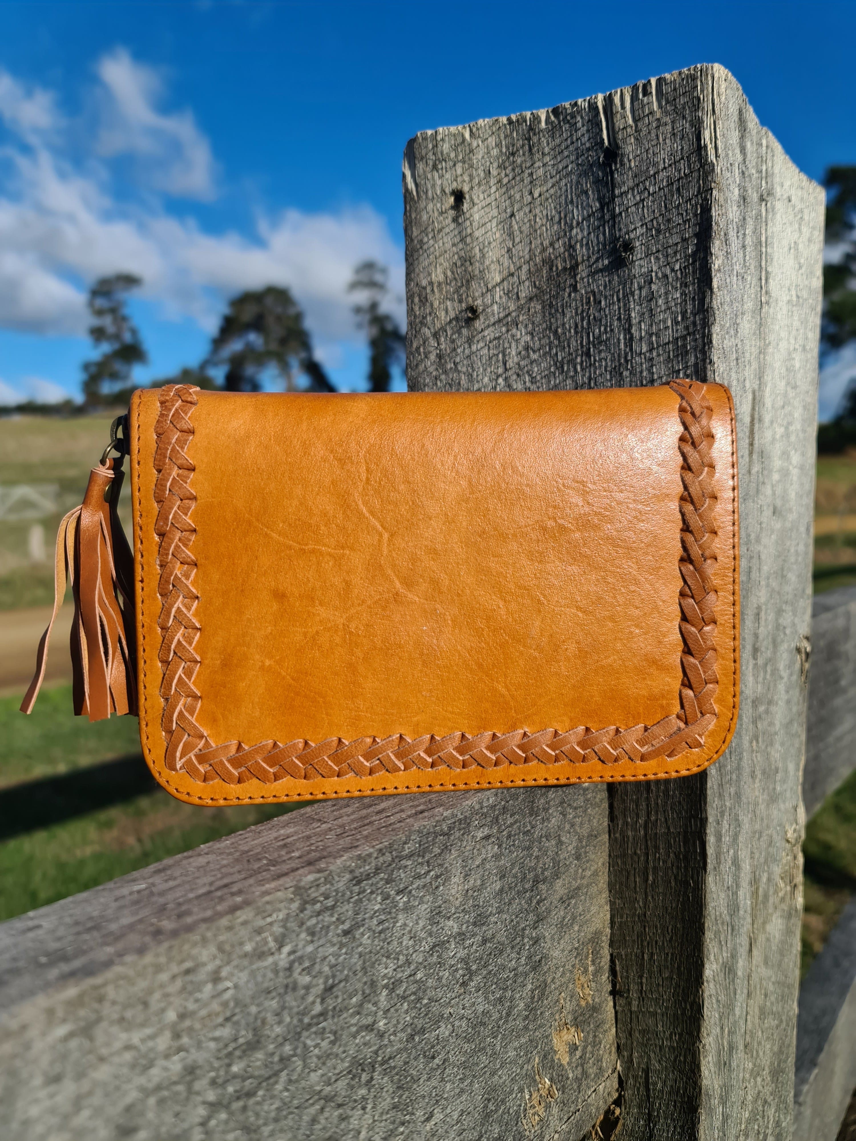 CELESTIAL GYPSY | BUTTERFLY WALLET TAN | Bohemian Love Runway
