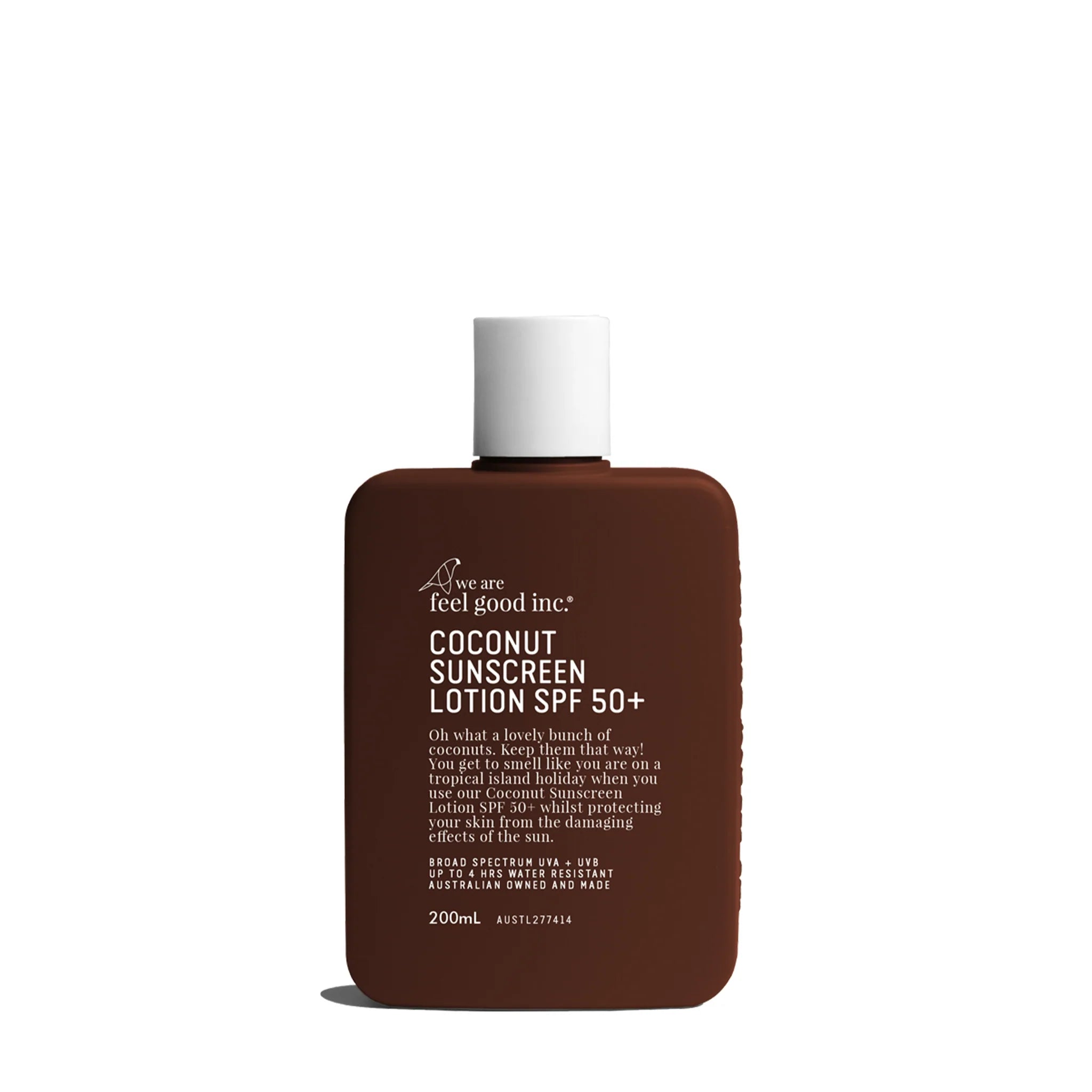  WE ARE FEEL GOOD INC | COCONUT SUNSCREEN LOTION SPF 50+ | Bohemian Love Runway