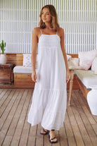  JAASE | TE AMO TINA JUMPSUIT WHITE | Bohemian Love Runway
