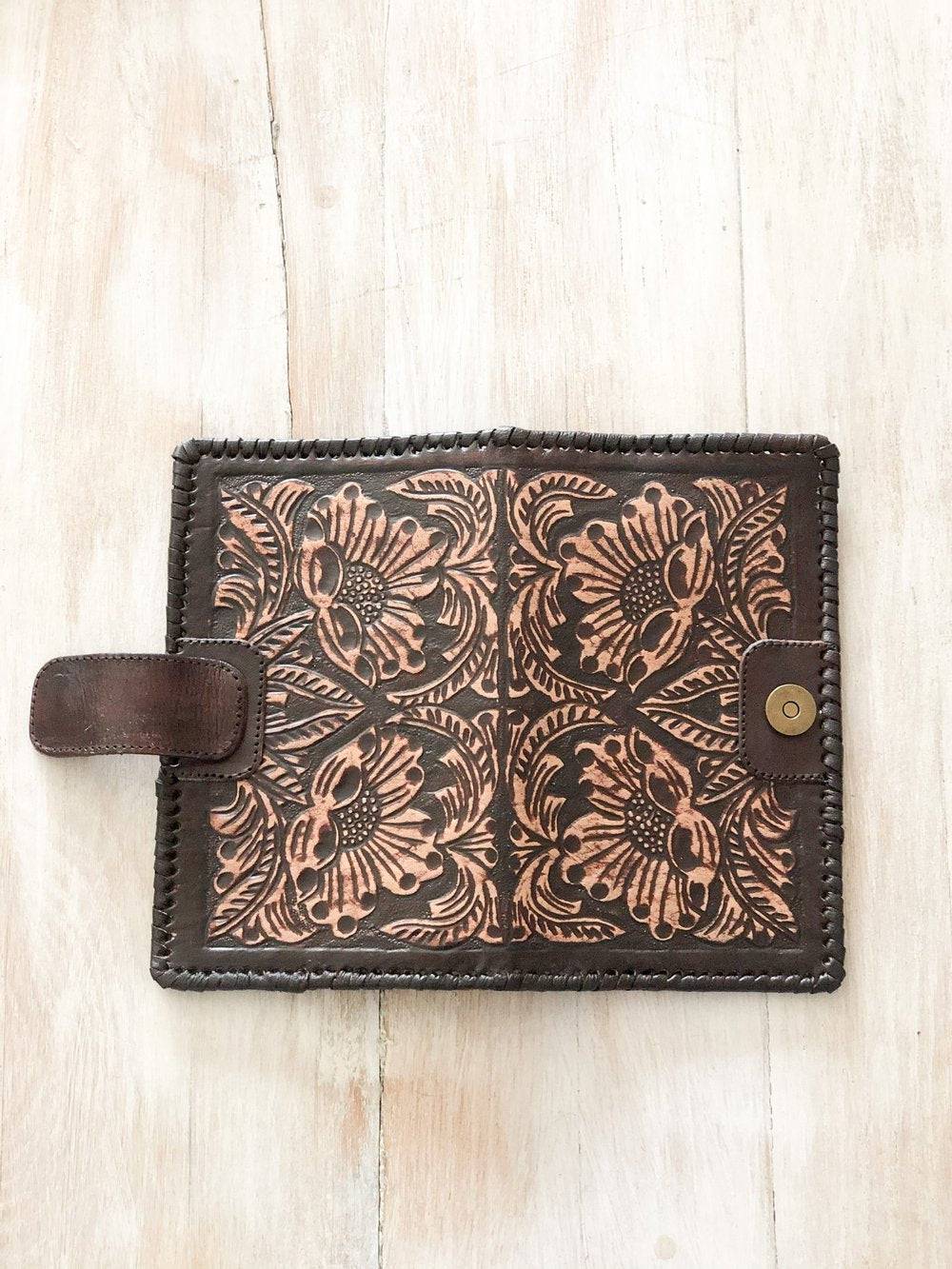  HOUSE OF SKYE | SUNFLOWER LEATHER WALLET | Bohemian Love Runway