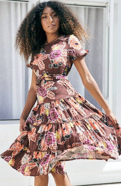 JAASE | VANCE JOSELYN MIDI DRESS | Bohemian Love Runway