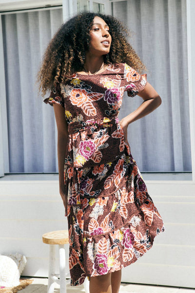JAASE | VANCE JOSELYN MIDI DRESS | Bohemian Love Runway