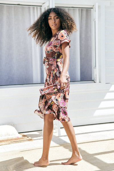 JAASE | VANCE JOSELYN MIDI DRESS | Bohemian Love Runway