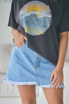  JAASE | SABINA VINTAGE DENIM SKIRT BLUE | Bohemian Love Runway