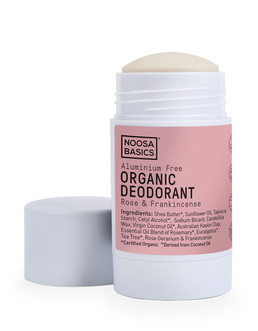  NOOSA BASICS | ORGANIC DEODORANT STICK ROSE + FRANKINCENSE | Bohemian Love Runway