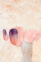  ANGELS WHISPER | LOU OVERSIZED CAT EYE SUNGLASSES PINK | Bohemian Love Runway