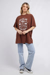 ALL ABOUT EVE | LOVE MORE TEE CHOCOLATE | Bohemian Love Runway