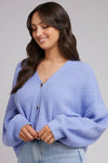 ALL ABOUT EVE | ARI KNIT CARDIGAN BLUE | Bohemian Love Runway