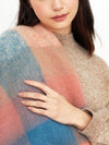 ANGELS WHISPER | NICOLE FLUFFY CHECKERED SCARF | Bohemian Love Runway