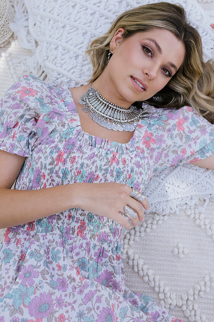  HOUSE OF SKYE | DAISY BELLE MAXI DRESS WANDERING VIOLET | Bohemian Love Runway