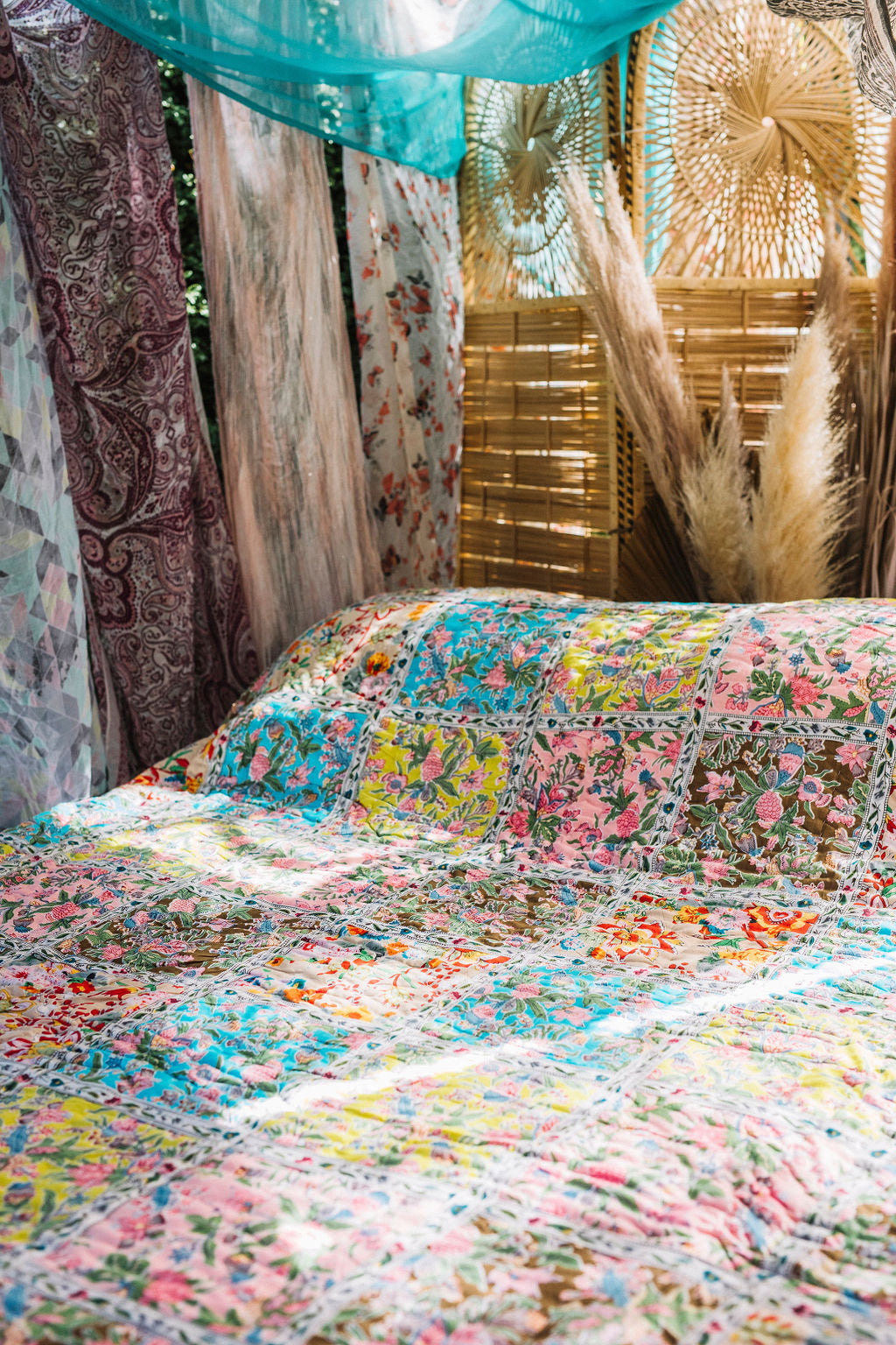  HOUSE OF SKYE | NEW ROMANTIC PATCHWORK QUILT | Bohemian Love Runway