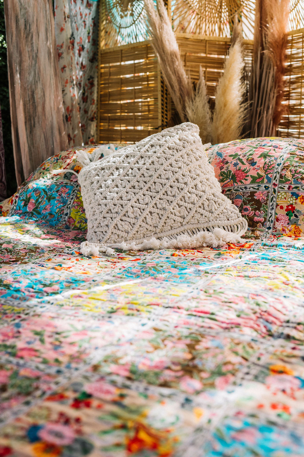  HOUSE OF SKYE | NEW ROMANTIC PATCHWORK QUILT | Bohemian Love Runway