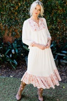  HOUSE OF SKYE | MEADOW ROSE MAXI SKIRT LILY WHITE | Bohemian Love Runway