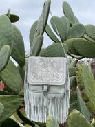  HOUSE OF SKYE | DESERT ROSE FRINGE BAG VINTAGE WHITE | Bohemian Love Runway