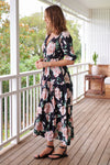 JAASE | PEACH WILD FLOWER TESSA MAXI DRESS | Bohemian Love Runway