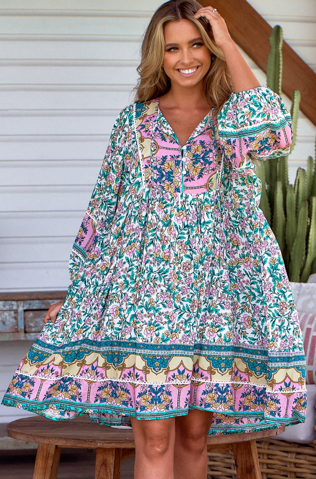  JAASE | MESSINA ADELA MIDI DRESS | Bohemian Love Runway