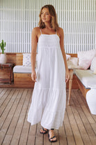  JAASE | TE AMO TINA JUMPSUIT WHITE | Bohemian Love Runway
