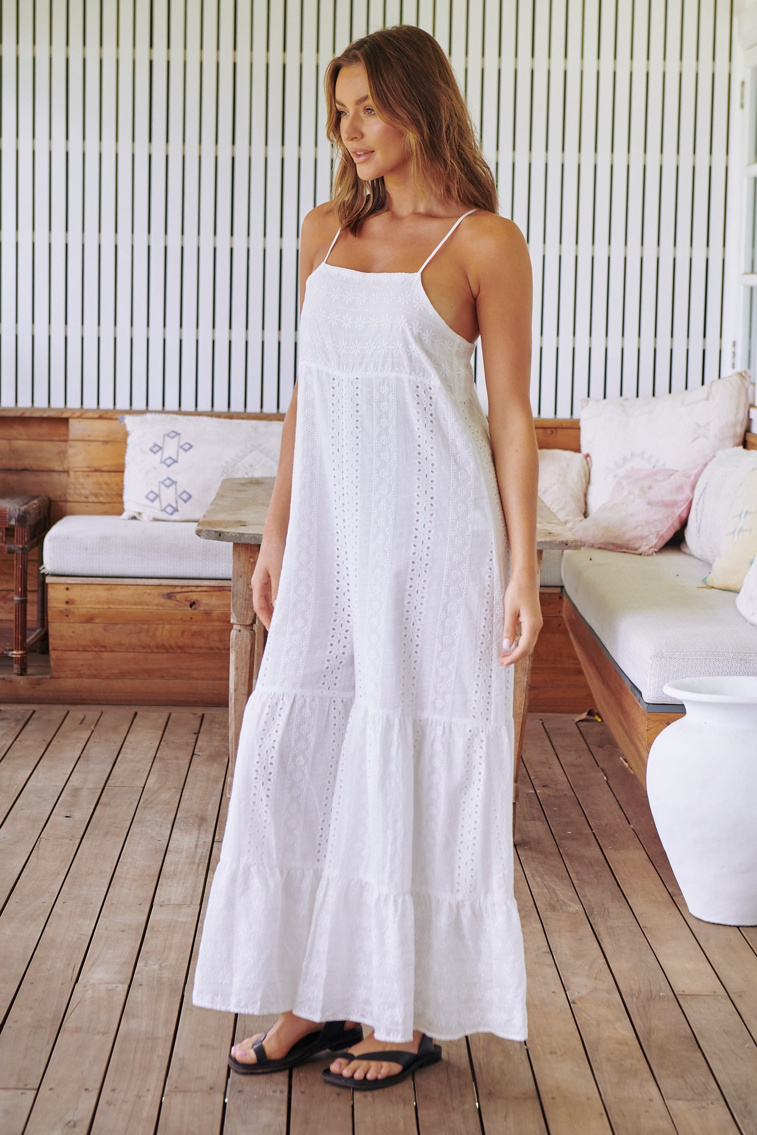  JAASE | TE AMO TINA JUMPSUIT WHITE | Bohemian Love Runway