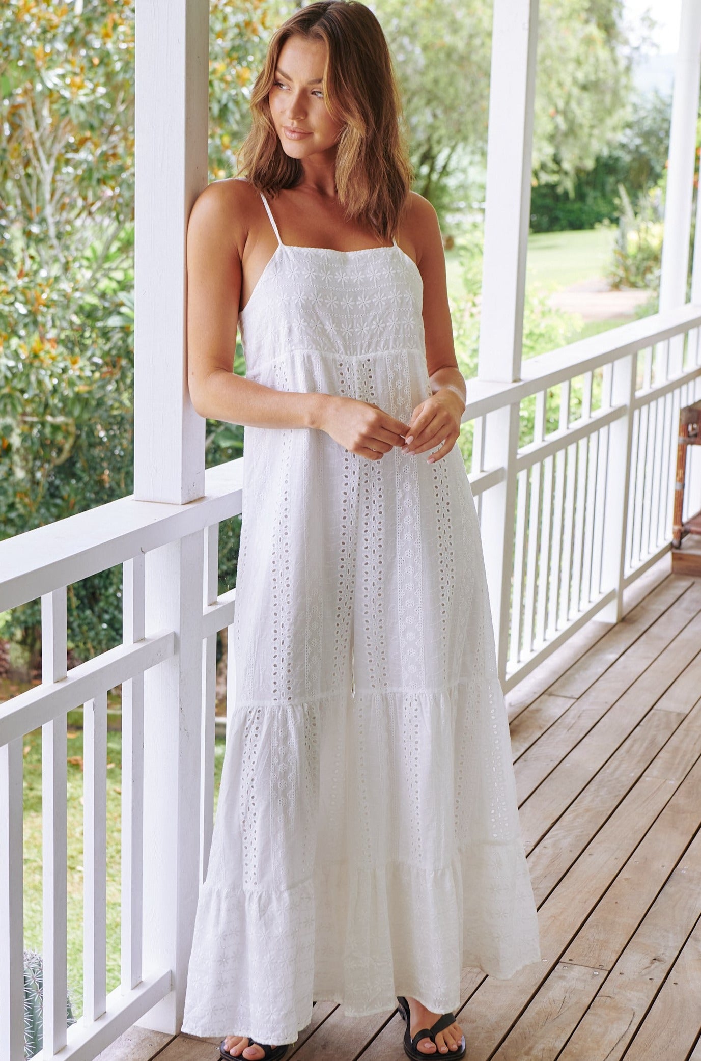  JAASE | TE AMO TINA JUMPSUIT WHITE | Bohemian Love Runway