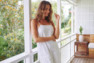  JAASE | TE AMO TINA JUMPSUIT WHITE | Bohemian Love Runway