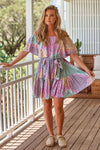 JAASE | LAVENDER HAZE GEORGIE MINI DRESS | Bohemian Love Runway