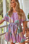 JAASE | LAVENDER HAZE GEORGIE MINI DRESS | Bohemian Love Runway