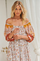  JAASE | QUINCY BLOSSOM MIDI DRESS | Bohemian Love Runway