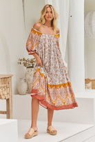  JAASE | QUINCY BLOSSOM MIDI DRESS | Bohemian Love Runway